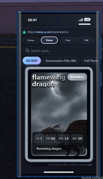 Jim-G Trading Card - GKS Phone App screenshot thumbnail 3