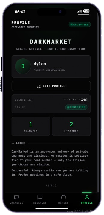 Dark Market screenshot thumbnail 5