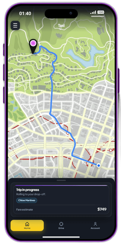 Portis Taxi App screenshot thumbnail 3